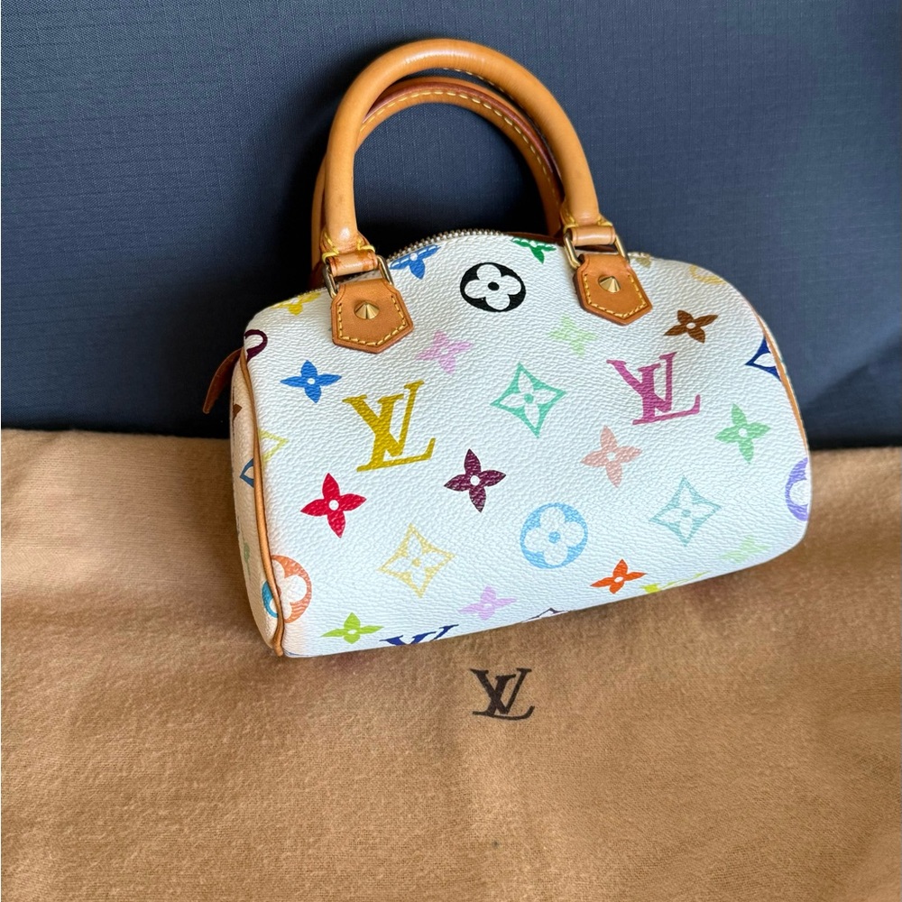 Louis Vuitton multicolor nano speedy